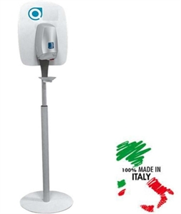 DISTRIBUTORE ELETTRONICO CON PIANTANA E VASCHETTA SALVA GOCCIA QTS