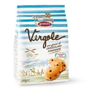 BISCOTTI CON GOCCE DI CIOCCOLATO VIRGOLE GR.350