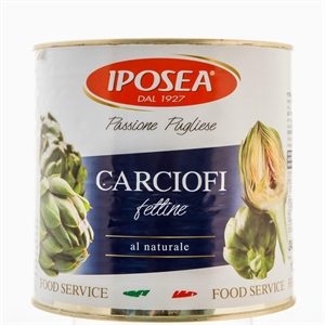 CARCIOFI AL NATURALE FETTINE GR.2850 IPOSEA