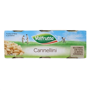 FAGIOLI CANNELLINI GR.400x3 VALFRUTTA