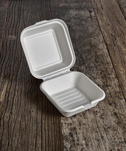 CONTENITORI HAMBURGER 15.5X15.5X8H 400ML PZ.50 USOBIO