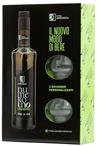 AMARO NUMERO UNO CL.70 CON DUE BICCHIERI TEDESCO