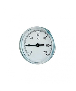 TELETERMOMETRO BIANCO 52 MM 0-120 C