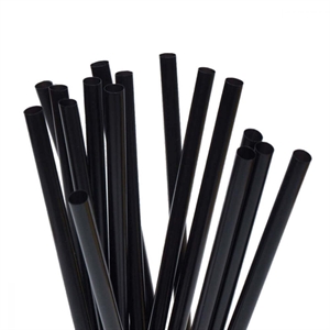 CANNUCCE DIRITTE NERE BIOCOMPOSTABILI CM.21 PZ.500 FLORIDA
