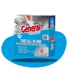 TABS ALL IN ONE PER LAVASTOVIGLIE PZ.100 GENERAL PROFESSIONAL