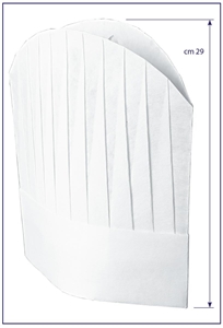 CAPPELLO CHEF ALTO BIANCO PZ.20 BRENTA