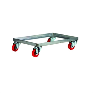 CARRELLO PORTACONTENITORE EUROPA ACCIAIO PAVONI