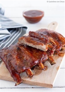 COSTINE DI MAIALE IN SALSA BBQ SVEVI