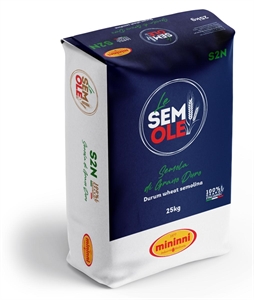 SEMOLA EXTRA DI GRANO DURO S2 NAZIONALE KG.25 MININNI