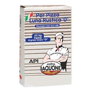 FARINA PER PIZZA LUNA RUSTICA TIPO 0 KG.25 IAQUONE