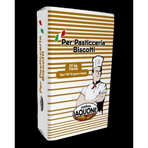 FARINA 00 PER PASTICCERIA BISCOTTI KG.25 IAQUONE