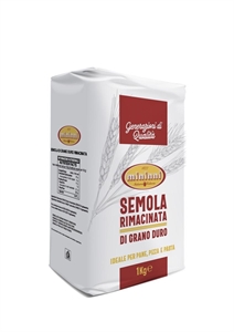 SEMOLA RIMACINATA DI GRANO DURO KG.1 MININNI