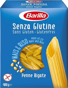 PASTA PENNE RIGATE SENZA GLUTINE GR.400 BARILLA