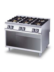 CUCINA 6 FUOCHI D76/10 CG DIAMANTE OLIS ALI GROUP