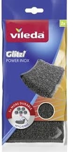 SPUGNA GLITZI POWER INOX PZ.2 VILEDA