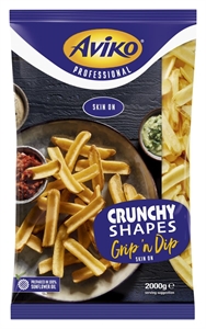 PATATE SURGELATE SKIN ON CRUNCHY SHAPES KG.2 AVIKO
