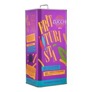 OLIO GIRASOLE ALTOLEICO LATTA LT.5 FRITTURISTA ZUCCHI