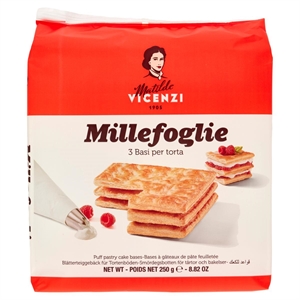 SFOGLIA PER TORTE GR.250 VICENZI