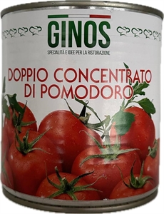 DOPPIO CONCENTRATO DI POMODORO GR.800 GINOS
