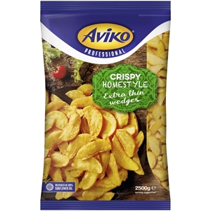 PATATE SURGELATE EXTRA THIN WEDGES KG 2.5 AVIKO