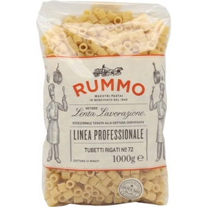 PASTA TUBETTI RIGATI N.72 KG.1 RUMMO