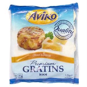 GRATIN DI PATATE CREMA E FORMAGGIO KG.1.5 AVIKO