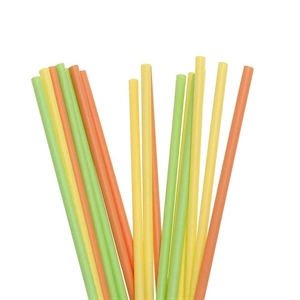CANNUCCE DIRITTE IN PLA BIOCOMPOSTABILI CM21 COLORATE PZ500 FLORIDA