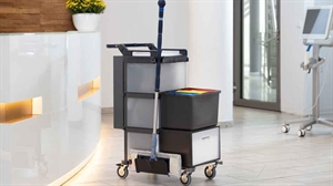 CARRELLO SHOPSTER BASIC CON KIT ACCESSORI CON PRESSA VILEDA