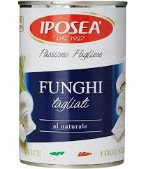 FUNGHI CHAMPIGNON TAGLIATI AL NATURALE ML.850 IPOSEA
