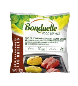 PEPERONI GIALLI E ROSSI GRIGLIATI SURGELATI KG.1 BONDUELLE