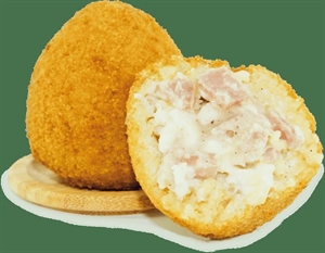 ARANCINI PROSCIUTTO E MOZZARELLA SURGELATI GR.200 PZ.40 MAMMAMIA