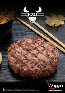 BURGER WAGYU JAPANESE STYLE XL SURGELATI GR.200 PZ.12 HAM GOURMET