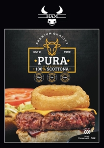 HAMBURGER DI SCOTTONA SURGELATI GR.200 PZ.12 KG.2.4 HAM GOURMET