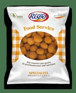 MOZZARELLINE PANATE SURGELATE PRONTO FORNO GR.18 KG.1 RISPO
