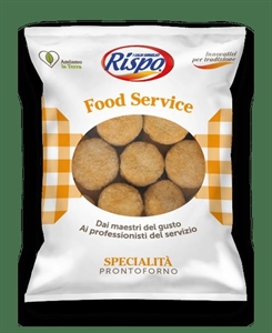 FRITTATINE ALLA CARBONARA SURGELATE PRONTO FORNO GR.50 KG.1 RISPO