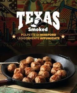 POLPETTE TEXAS SMOKED SURGELATE GR.15 KG.5 HAM GOURMET