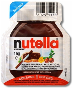 NUTELLA MONODOSE GR.15X120 FERRERO
