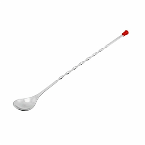 BAR SPOON RED KNOB ODK (CUCCHIAINO LUNGO)
