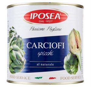 CARCIOFI AL NATURALE SPICCHI GR.2850 IPOSEA