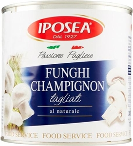 FUNGHI CHAMPIGNON TAGLIATI NAT GR.2850 IPOSEA