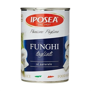 FUNGHI CHAMPIGNON TAGLIATI AL NATURALE ML.425 IPOSEA