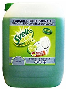 DETERGENTE PIATTI LAVAGGIO A MANO SVELTO LIQUIDO PIU KG. 10