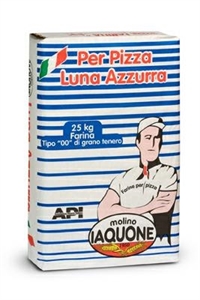 FARINA PER PIZZA LUNA AZZURRA KG.25 IAQUONE