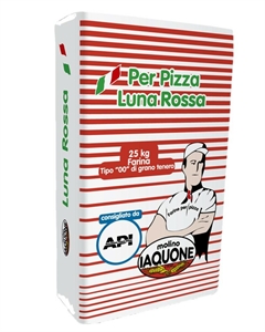 FARINA PER PIZZA LUNA ROSSA KG.25 IAQUONE