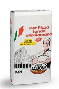 FARINA PER PIZZA ROMANA TONDA KG.25 IAQUONE