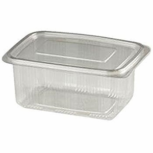 CONTENITORE D02 PET RETTANGOLARE 250CC PZ.100