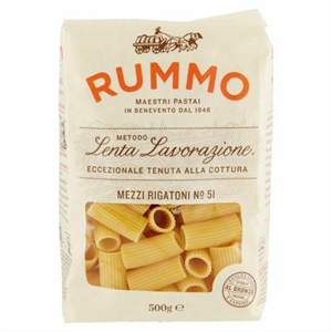 PASTA MEZZI RIGATONI N.51 GR 500 RUMMO