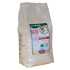 FARINA DI KAMUT INTEGRALE BIOLOGICA KG.1 IAQUONE