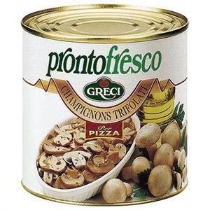 FUNGHI CHAMPIGNON TRIFOLATI IN OLIO KG.3 GRECI