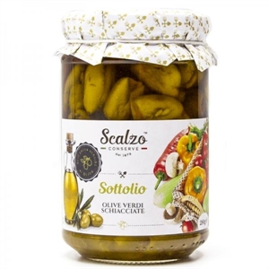 OLIVE VERDI SCHIACCIATE ML314 GR280 SCALZO